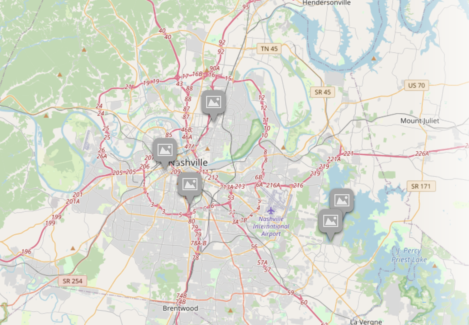 WILLIS’s map of Nashville