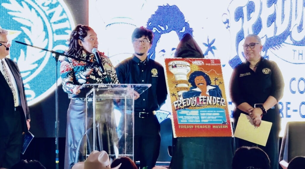 Veronique Medrano speaks about upcoming Freddy Fender exhibitions and events.